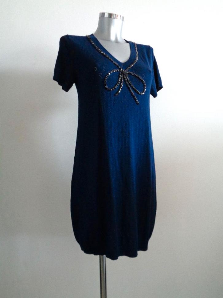 SCEE (Twinset by Simona Barbieri) jurk met strik, medium, Kleding | Dames, Truien en Vesten, Zo goed als nieuw, Maat 38/40 (M)