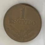 1 escudo Portugal 1969, Postzegels en Munten, Munten | Europa | Niet-Euromunten, Ophalen of Verzenden