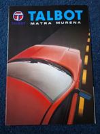 Brochure TALBOT MATRA MURENA - 1983/NL., Boeken, Overige merken, Ophalen of Verzenden, Zo goed als nieuw