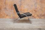 ZGANieuw! grijze leren Harvink Uncle Sam design fauteuil, Huis en Inrichting, Fauteuils, Ophalen, Harvink, Design, 75 tot 100 cm