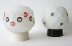 Vintage plafondlamp opaal glas Fifties Rockabilly retro, Ophalen of Verzenden, Gebruikt, Vintage retro Fifties Rockabilly Mid-Century design
