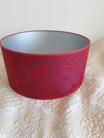 Stoffen lampenkamp rood van studio H.I.P, Huis en Inrichting, Ophalen, Rond, Zo goed als nieuw, Minder dan 25 cm