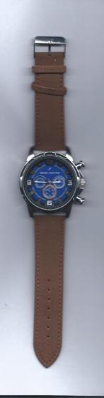 Longboard tachymeter en watch horloge nieuw longboard horlog, Overige merken, Leer, Staal, Polshorloge