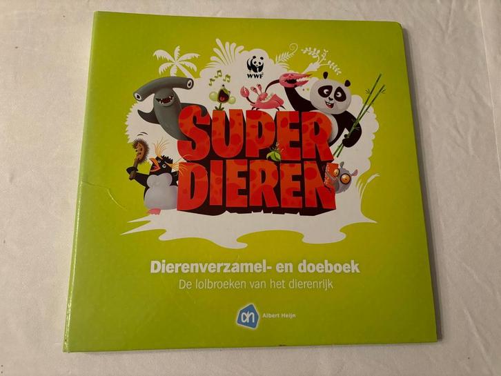 Albert heijn superdieren boek groen helemaal compleet!, Verzamelen, Supermarktacties, Albert Heijn, Ophalen of Verzenden