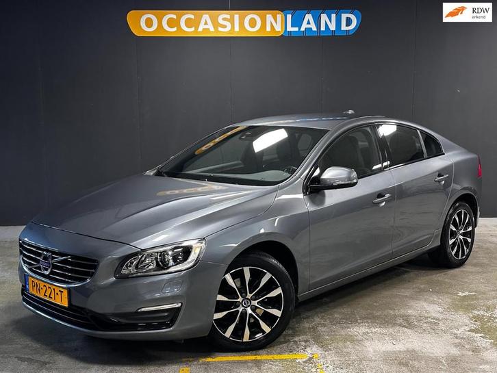 Volvo S60 1.5 T2 Polar+ Dynamic|LEDER|CRUISE|STOELV|NAVI|BLU, Auto's, Volvo, Bedrijf, Te koop, S60, ABS, Airbags, Airconditioning