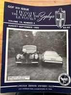 Lincoln Zephyr Owners Club Boekjes - Diverse Jaartallen, Ophalen of Verzenden, Gelezen, Overige merken