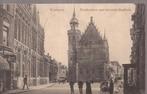 Kampen. Postkantoor met het oude Stadhuis. 1913, Ophalen of Verzenden, Voor 1920, Gelopen, Overijssel