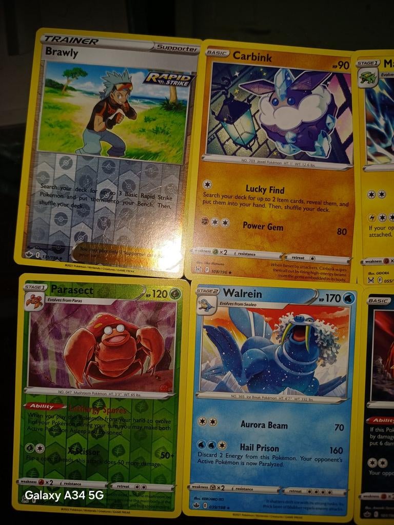 Verzameling pokemon kaarten, Ophalen, Meerdere kaarten