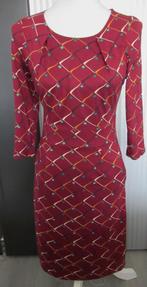 Mona dress King Louie bordeaux rood maat S, Kleding | Dames, Jurken, Ophalen of Verzenden, Zo goed als nieuw, Knielengte, King Louie