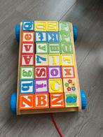 Blokken wagen met cijfer, letters en plaatjes., Ophalen of Verzenden, Zo goed als nieuw, Overige typen