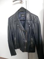leren dames jas, Kleding | Dames, Jassen | Winter, Blauw, Arma, Maat 42/44 (L), Ophalen of Verzenden