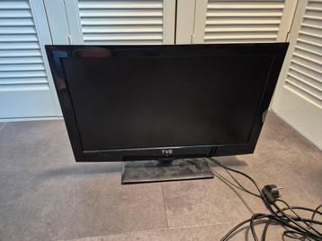 TVE 22INCH televisie met DVD speler en afstandsbediening  beschikbaar voor biedingen
