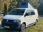 VW T5 2.0 tdi  2-persoons buscamper bj 2014, Volkswagen, Bedrijf, 4 tot 5 meter, Hefdak
