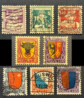 selectei ZWITSERLAND klassiek 1916 - 1920 gebruikt beschikbaar voor biedingen
