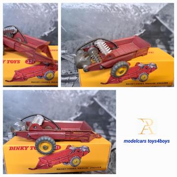 Dinky Toys no. 321 Massey Harris Manure Spreader 1/43 beschikbaar voor biedingen