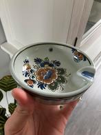 Antieke vintage asbak delft polychroom holland handwerk, Ophalen of Verzenden