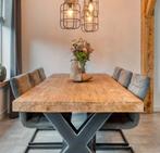 Houten Eettafel Pronto - 250x105 cm, Huis en Inrichting, Tafels | Eettafels, Ophalen, 100 tot 150 cm, 200 cm of meer, Landelijk