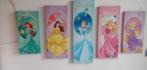 Disney Princess schilderijtjes canvas 5x, Verzamelen, Ophalen, Overige figuren, Zo goed als nieuw, Plaatje of Poster