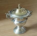 suikerpot Douwe Egberts, verzilverd, volgnr 98, Antiek en Kunst, Ophalen of Verzenden