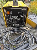 Lasapparaat Ferm Concept 1500 in doos met laskap, Doe-het-zelf en Verbouw, Ophalen, Gebruikt, Minder dan 150 ampère, Elektroden