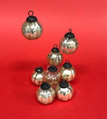 Kerstballen, vintage, mondgeblazen  beschikbaar voor biedingen