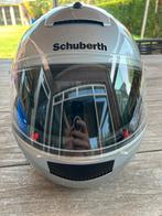 Schuberth integraal zilver motorhelm 60/61, Systeemhelm, XL, Tweedehands, Ophalen