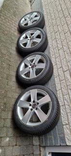 Saab AERO Winterbanden+velgen Michelin Alpin 5 - 225/45R17, Ophalen, Gebruikt, Banden en Velgen, 17 inch