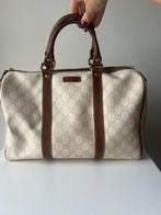Gucci Boston Bag Beige/Bruin – Authentiek Vintage, Sieraden, Tassen en Uiterlijk, Tassen | Damestassen, Ophalen of Verzenden, Zo goed als nieuw