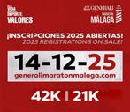 Tickets halve marathon Malaga, Tickets en Kaartjes, Sport | Overige, Twee personen, December