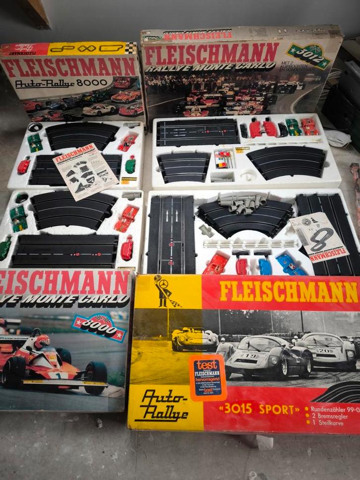 Fleischmann Racebaan Collectie, Kinderen en Baby's, Speelgoed | Racebanen, Gebruikt, Racebaan, Elektrisch, Fleischmann, Ophalen of Verzenden