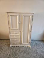 Eiken houten kast "meidenkast", bxhxd = 84,5 x 128,5 x 40 cm, Ophalen, Gebruikt