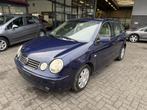 Volkswagen Polo 1.4-16V Highline (bj 2003), Auto's, Voorwielaandrijving, 4 cilinders, Blauw, Origineel Nederlands