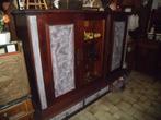 Eiken wand berg meubel eind jaren 60, Huis en Inrichting, Ophalen, Gebruikt, Eikenhout, 100 tot 150 cm