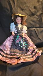Groot oud Frans popje,30 cm totaal, Ophalen of Verzenden