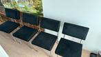 4 stuks Vintage Martin Visser Eetkamerstoelen SE60 Spectrum, Ophalen, Gebruikt, Zwart, Vier