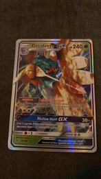 Pokémon kaart Decidueye GX, Ophalen of Verzenden, Zo goed als nieuw, Losse kaart, Foil