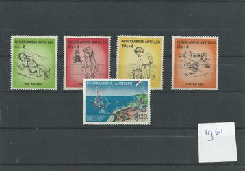 Nederlandse Antillen 1961, Complete jaargang, Postfris. beschikbaar voor biedingen
