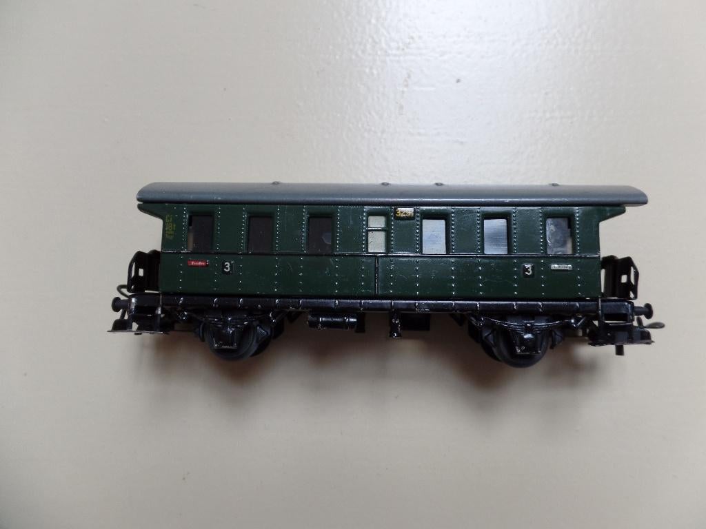Marklin Donderbus blik 329l, Hobby en Vrije tijd, Modeltreinen | H0, Wisselstroom, Gebruikt, Verzenden, Wagon