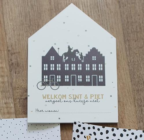 Woonhuisje 'welkom Sint', Diversen, Sinterklaas, Nieuw, Ophalen of Verzenden