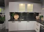 BDR002  -Showroom Keukens – Häcker Roma wit MOOI HOEKKEUKEN!, Ophalen, Wit, Hoekkeuken, Nieuw