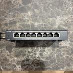 TP-Link TL-SG108S 8-Poorts Gigabit Switch, Computers en Software, Netwerk switches, Ophalen of Verzenden, Zo goed als nieuw
