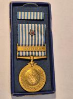 Kl Korea Nederlandse medaille VN in doos, Verzenden, Landmacht, Nederland, Embleem of Badge