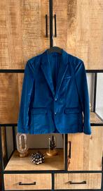 Blazer / colbert blauw velours van WE maat 158/164, Kinderen en Baby's, Kinderkleding | Maat 158, WE, Ophalen of Verzenden, Zo goed als nieuw