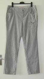 NIEUWE zilvergrijze velours broek met crinkle van DIDI, XXL., Kleding | Dames, Verzenden, Maat 46/48 (XL) of groter, Nieuw, Didi