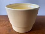 'Bloempot' Kleur: Lichtgeel Nieuw, Rond, Nieuw, Ophalen of Verzenden, Aardewerk