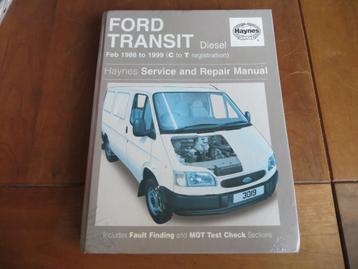 Haynes workshop manual vraagbaak Ford Transit 2.5 diesel >86 beschikbaar voor biedingen