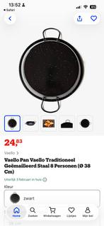 Vaello Paella Pan 34cm - Nieuw!, Ophalen of Verzenden, Nieuw, Overige materialen, Koekenpan of Braadpan