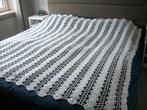2 Vintage gehaakte Sprei - 190 x 190 en 190 x 180 - per stuk, Eenpersoons, Wit, Overige typen, Ophalen of Verzenden