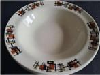 4 Vintage bowls. Modernist 1950's geometric Jazz design 12, Ophalen of Verzenden
