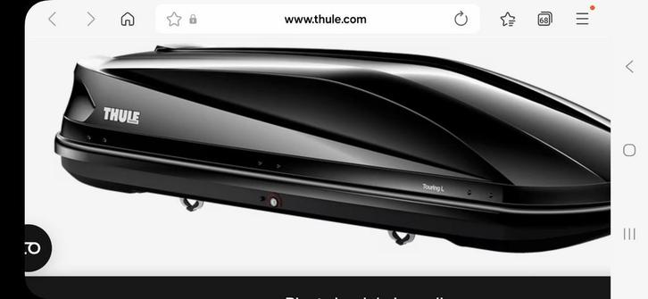Thule touring., Auto diversen, Dakkoffers, Ophalen